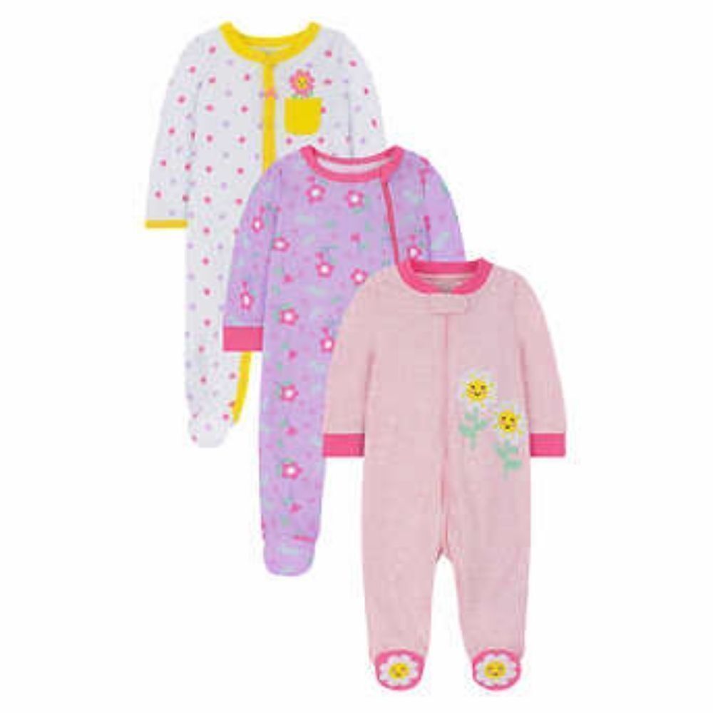 Koala BabyΒ Infant 3-packβCoverall Set